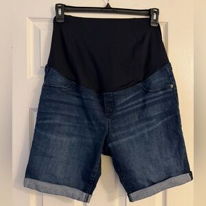 Isabel Maternity Bermuda Denim Shorts - size 14